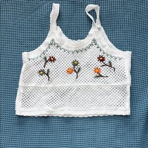 Boho cropped top